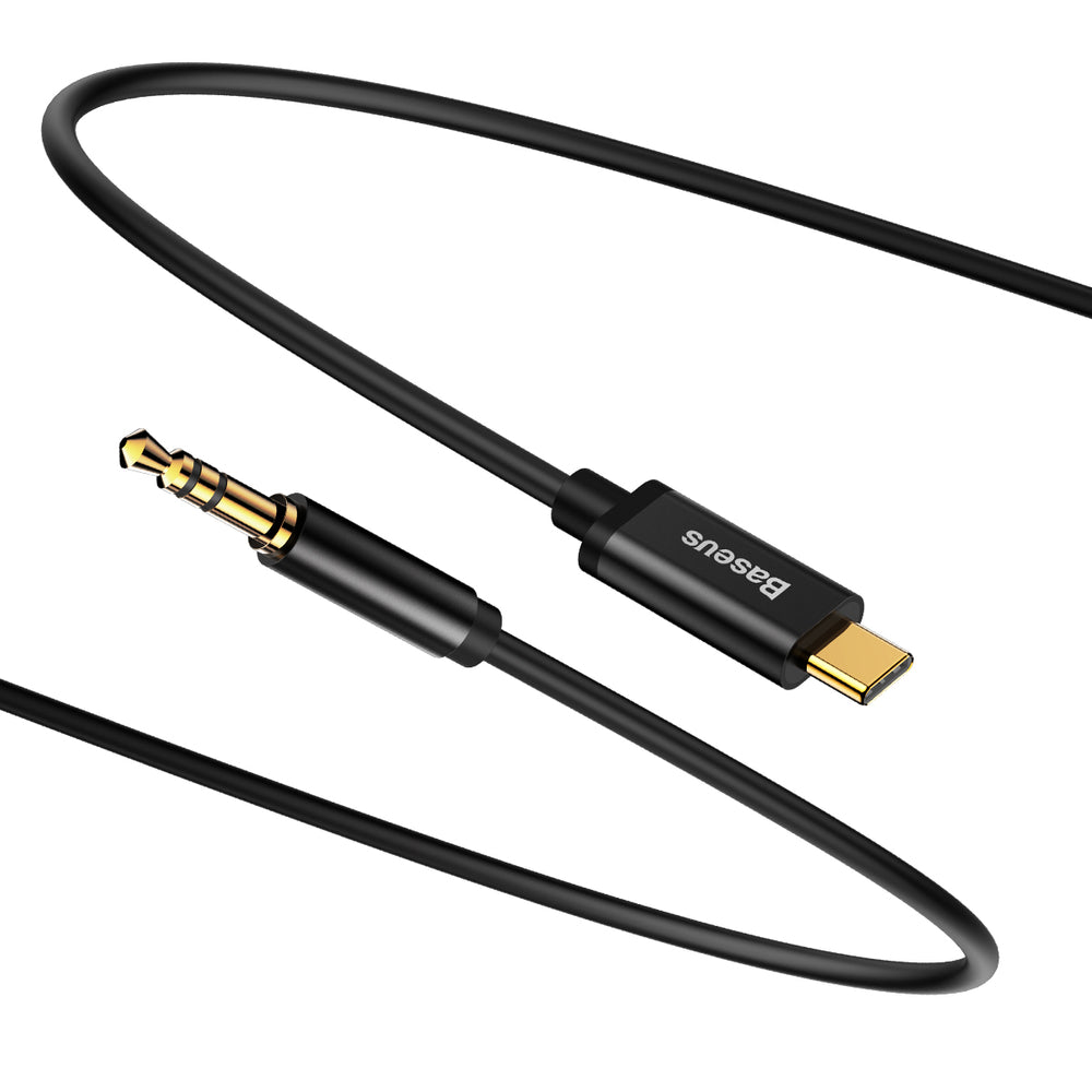USB-C - 3.5mm Kaapeli 1m Musta