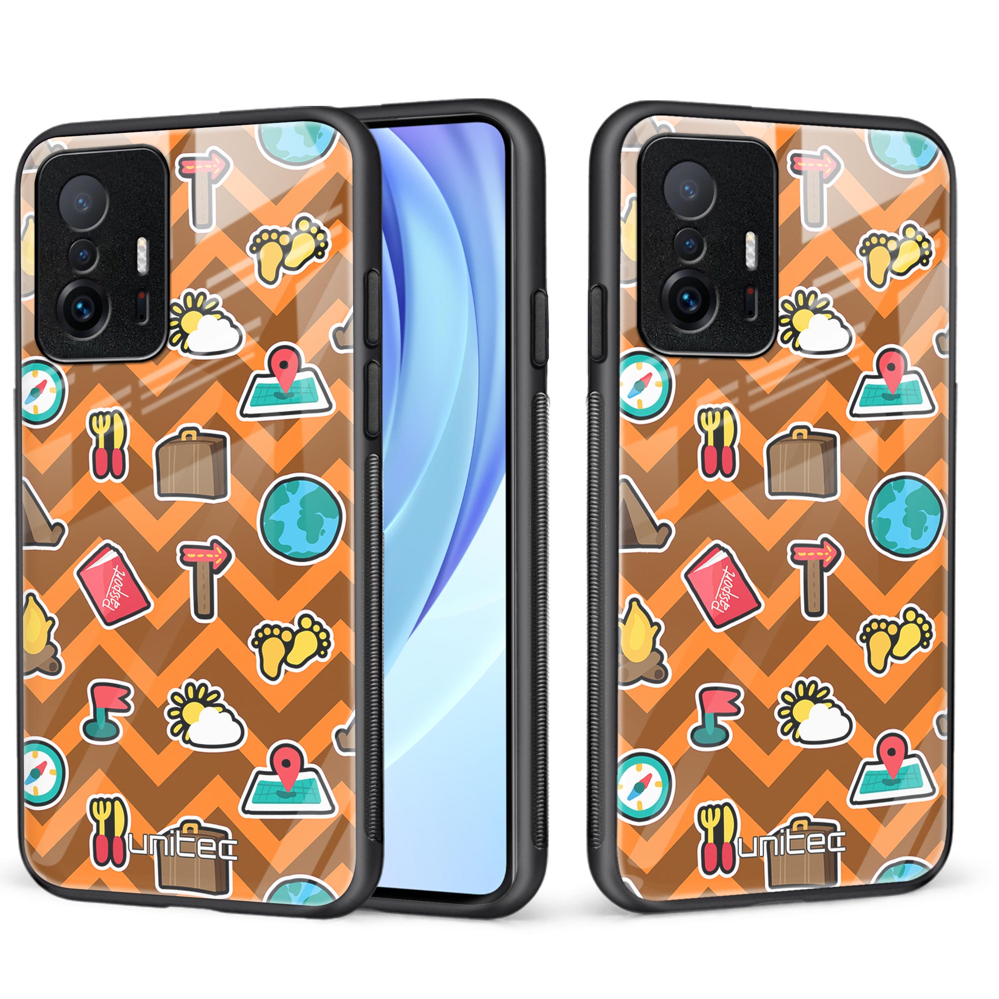 Xiaomi 11T 5G Unitec skyddsfodral, Resemönster