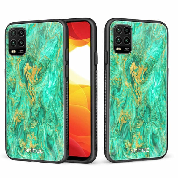 Xiaomi Mi 10 Lite 5G unitec suojakuori 2 Aqua Mint