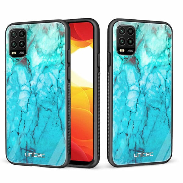 Xiaomi Mi 10 Lite 5G unitec suojakuori 2 Icy Marble
