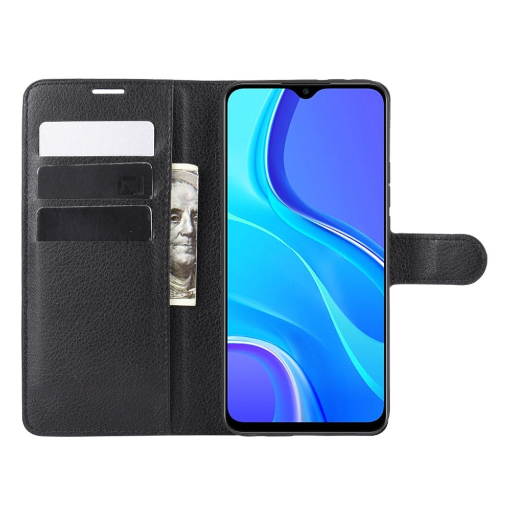 Xiaomi Redmi 9 Lompakko Suojakotelo Musta