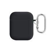 AirPods 1/2 Silikonikotelo - Musta