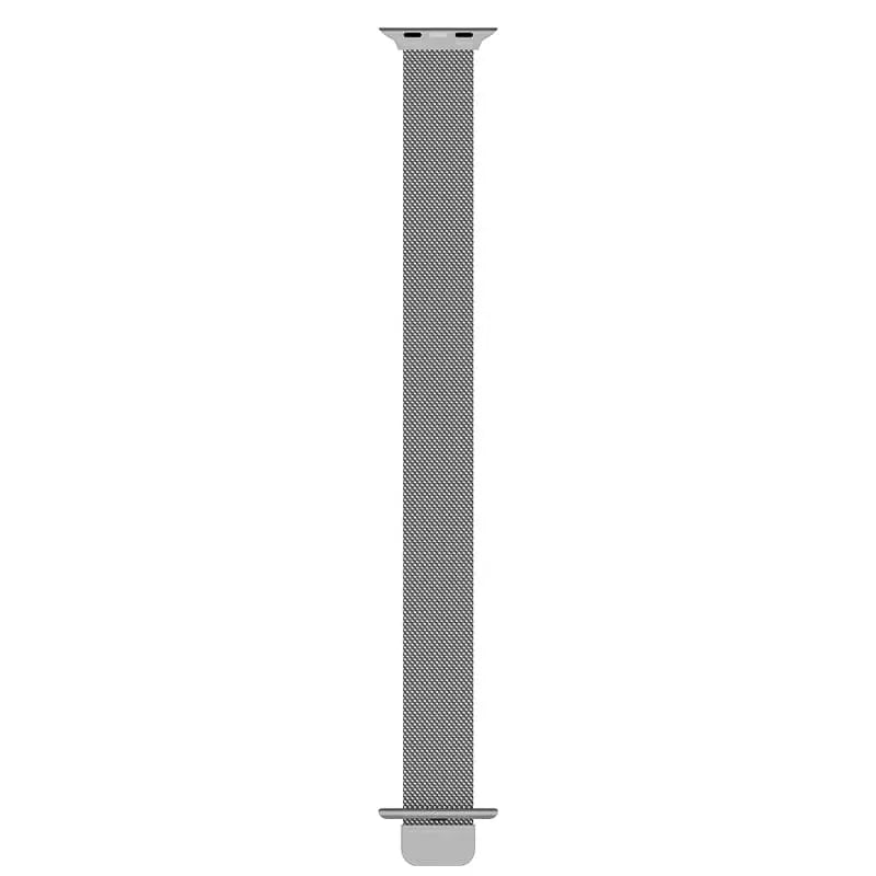 Apple Watch 38 / 40 / 41 mm Magneettinen Teräsranneke - Hopea