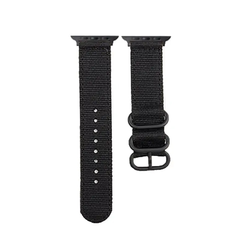 Apple Watch 38 / 40 / 41 mm Nato-ranneke - Musta