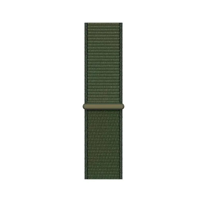 Apple Watch 38 / 40 / 41 mm Nylon ranneke - Army Green