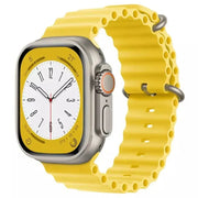 Apple Watch Ocean silikoniranneke 38/40/41 mm - Keltainen