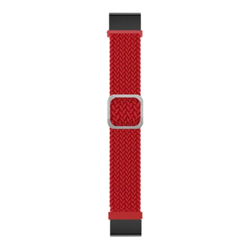 Garmin QuickFit Punottu nailonranneke 26mm Punainen