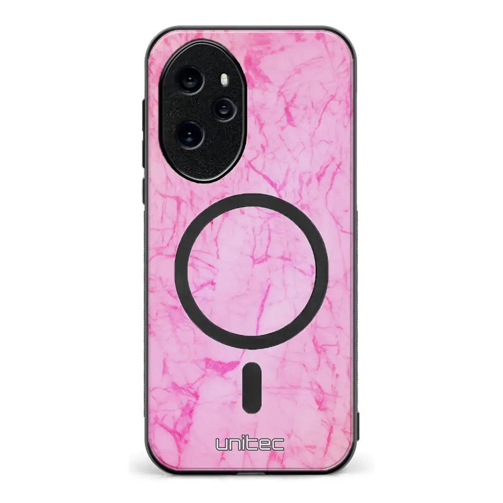 Honor 100 Pro marmori suojakuoret - Light Pink Marble
