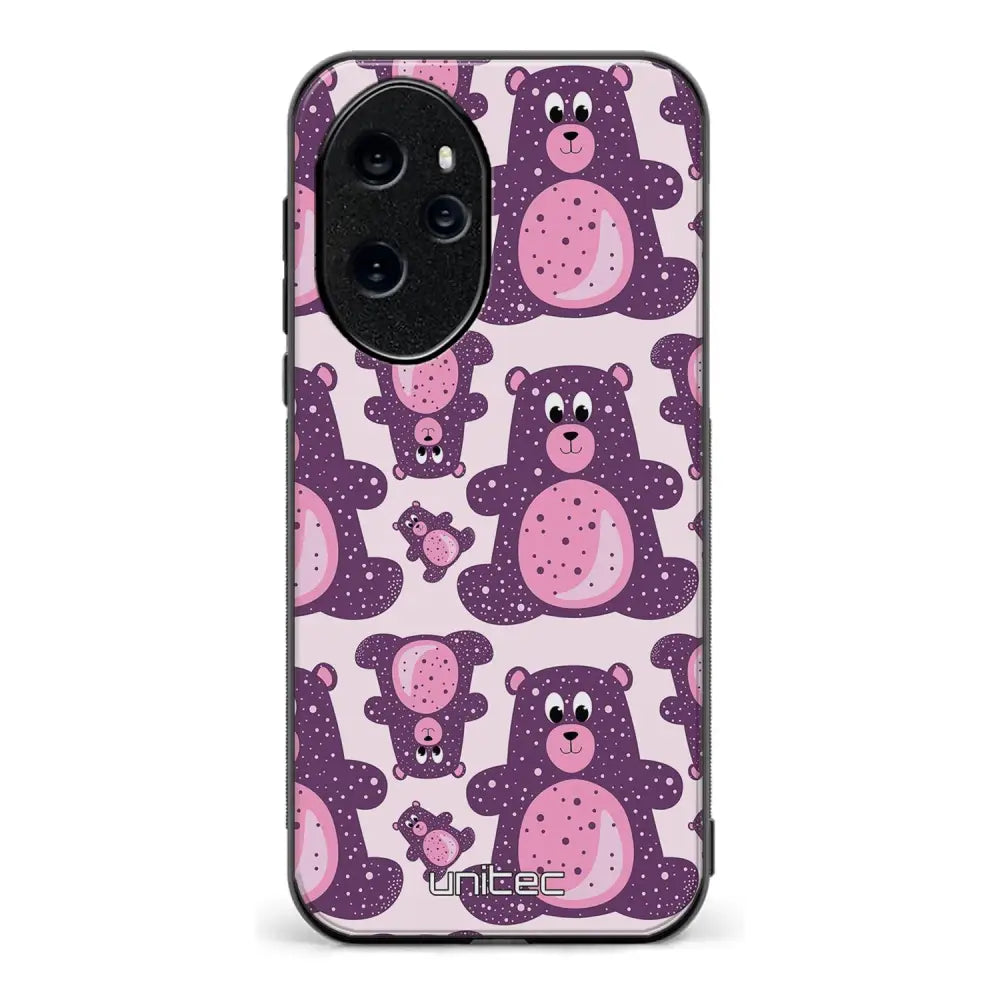 Honor 100 Pro suojakuoret - Purple Teddy Bear - Ei