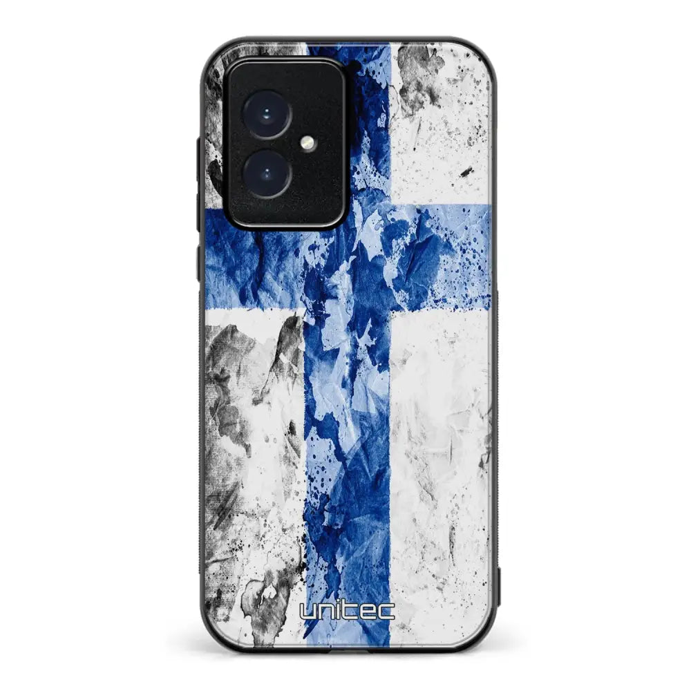 Honor 100 suojakuoret - Painted Finnish Flag - Ei