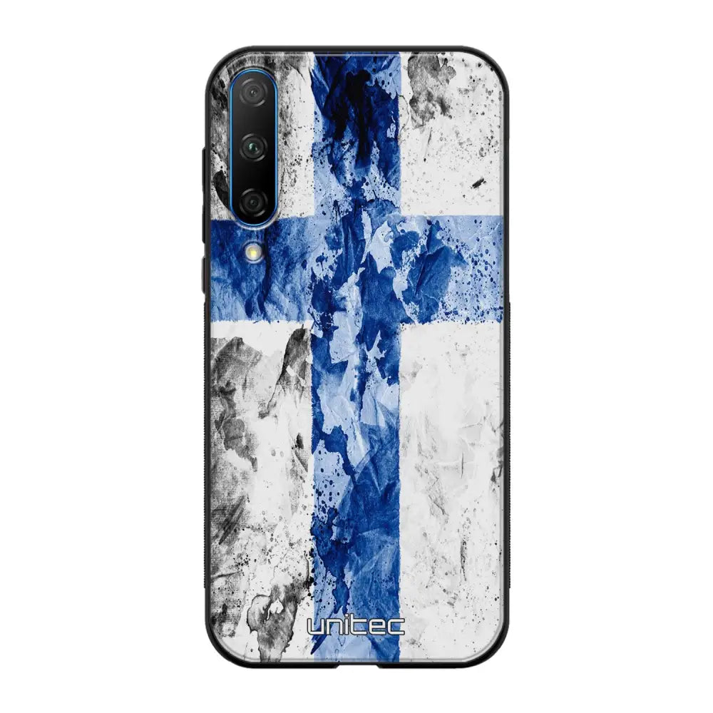 Honor 20 Lite suojakuoret - Painted Finnish Flag - Ei