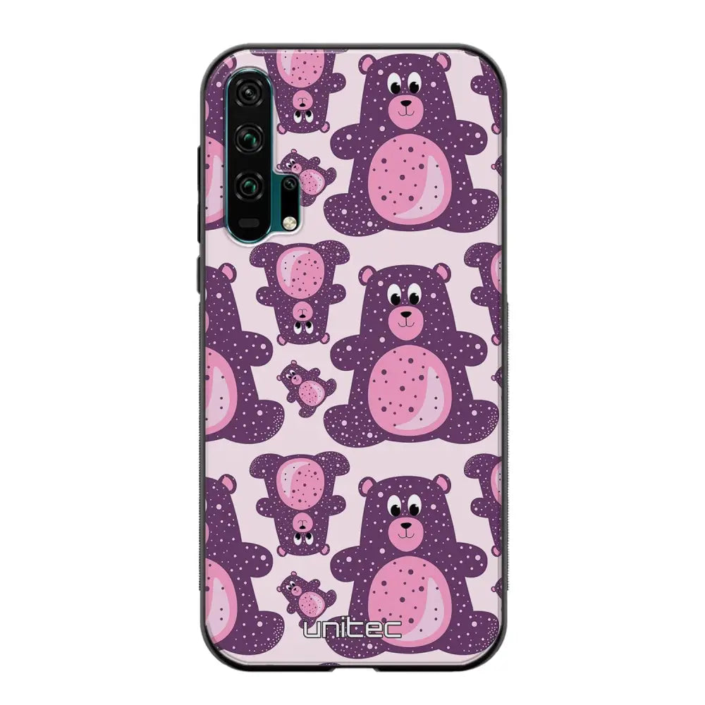 Honor 20 Pro suojakuoret - Purple Teddy Bear - Ei