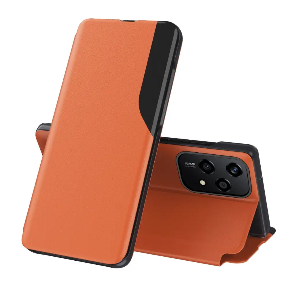 Honor 200 Lite Flip Suojakotelo Oranssi
