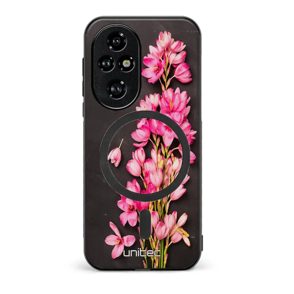 Honor 200 Pro kukka suojakuoret - Pink Flowers