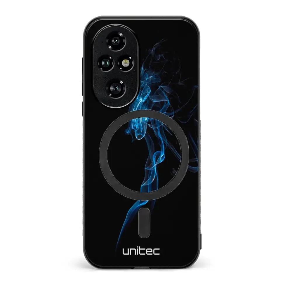 Honor 200 Pro suojakuoret - Blue Smoke On Black