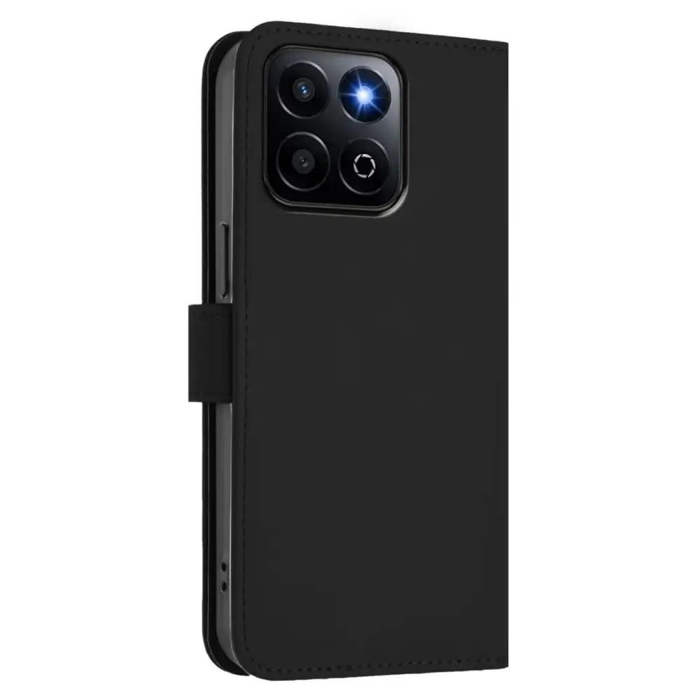 Honor 200 Smart Lompakko Suojakotelo Musta