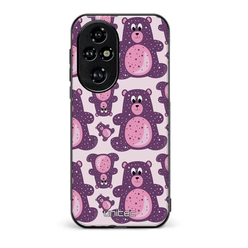 Honor 200 suojakuoret - Purple Teddy Bear - Ei