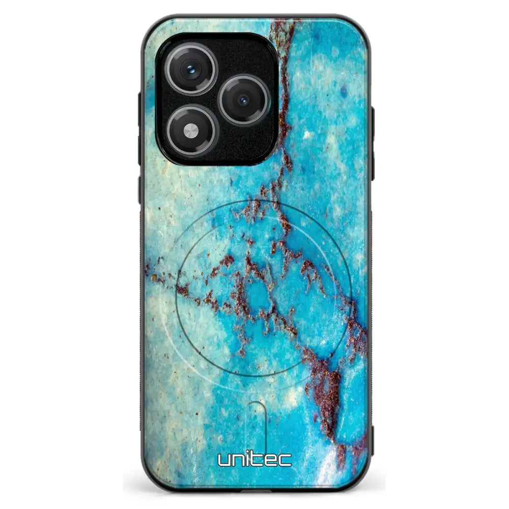 Honor 400 Lite marmori suojakuoret Turquoise Marble
