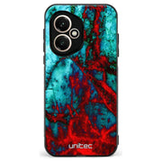 Honor 400 marmori suojakuoret Blue Red Marble Ei