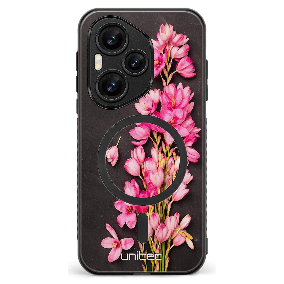 Honor 400 Pro kukka suojakuoret - Pink Flowers