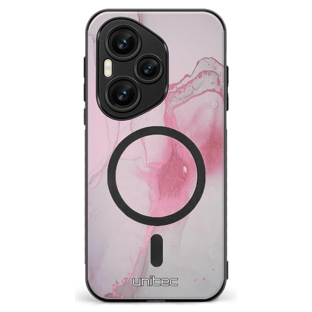 Honor 400 Pro marmori suojakuoret - Pink Pok Rie