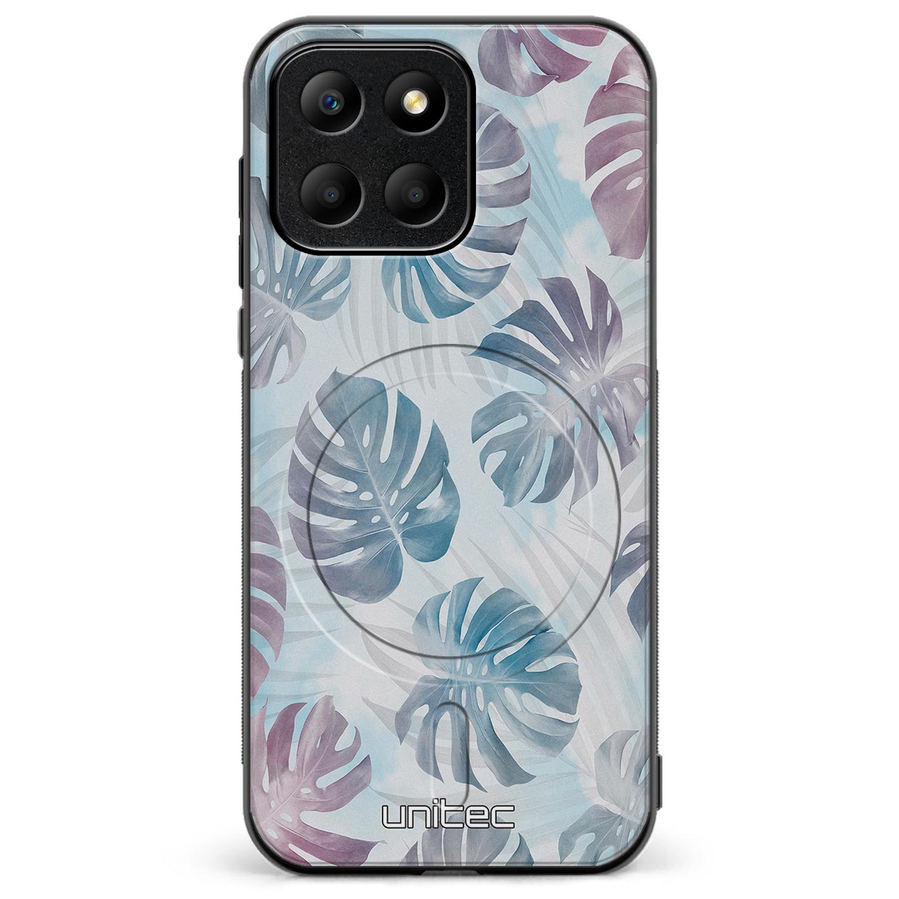 Honor 400 Smart kukka suojakuoret - Monstera Texture