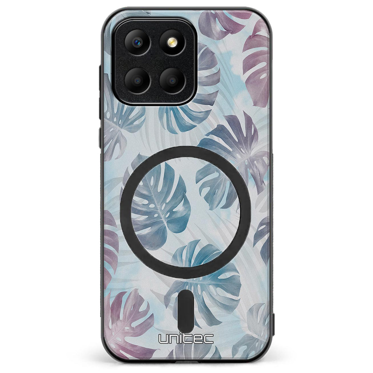 Honor 400 Smart kukka suojakuoret - Monstera Texture