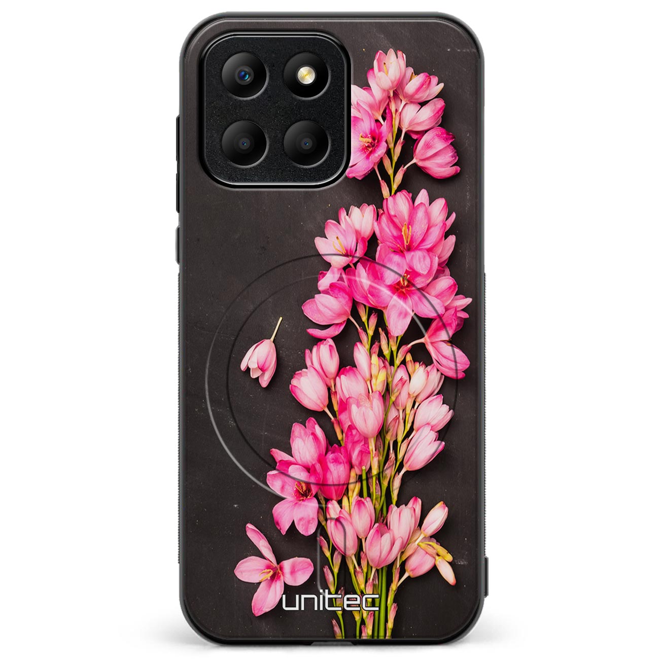 Honor 400 Smart kukka suojakuoret - Pink Flowers