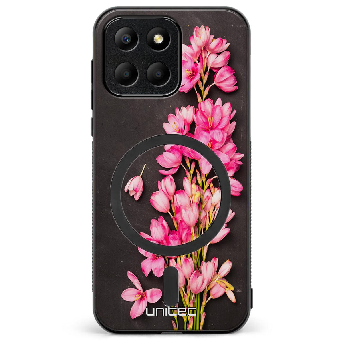 Honor 400 Smart kukka suojakuoret - Pink Flowers
