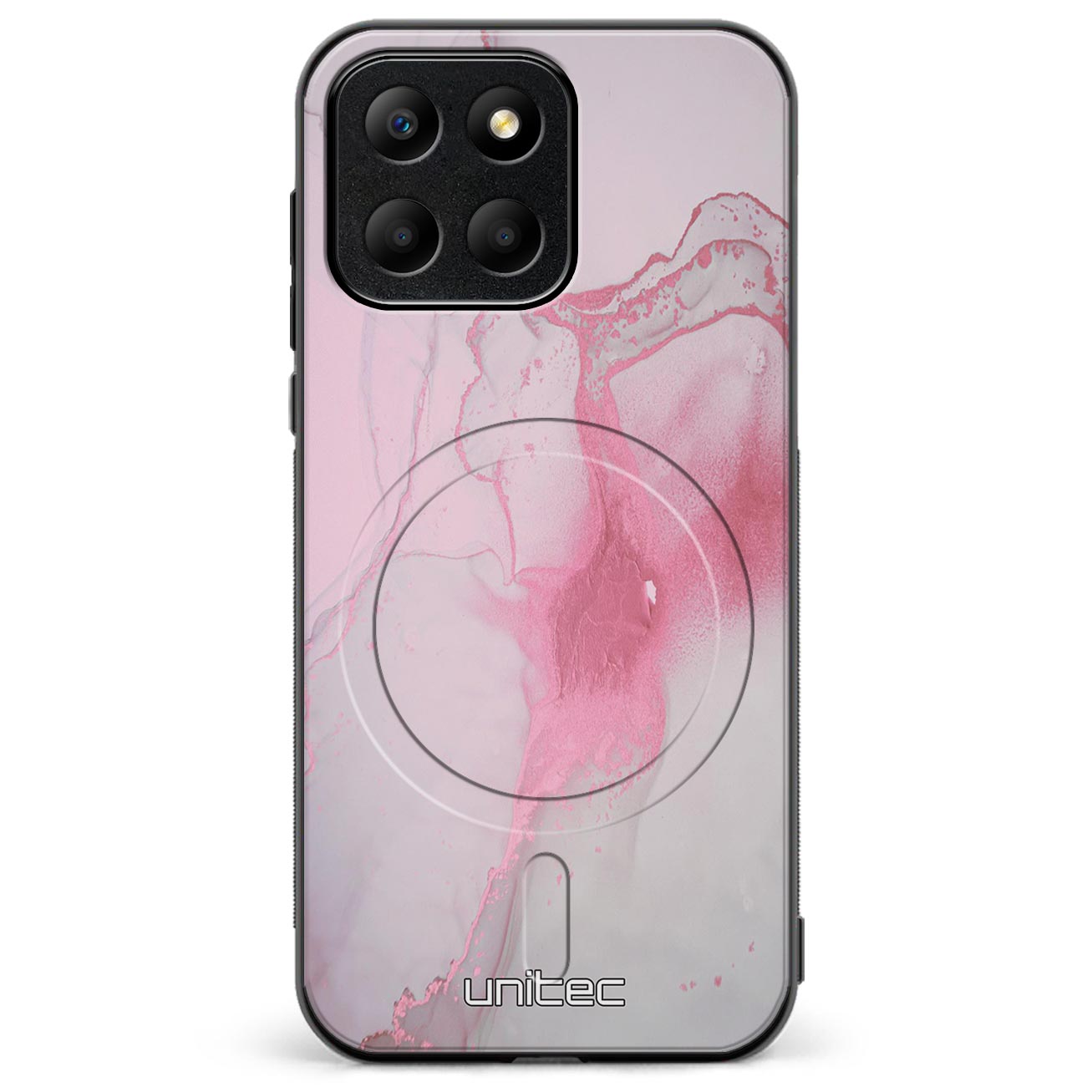 Honor 400 Smart marmori suojakuoret - Pink Pok Rie