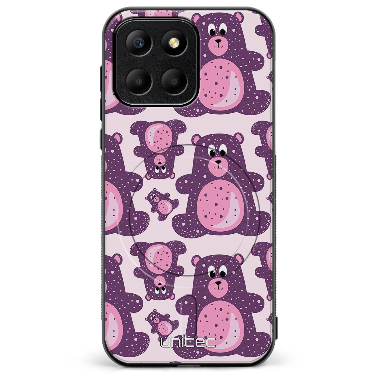 Honor 400 Smart suojakuoret - Purple Teddy Bear