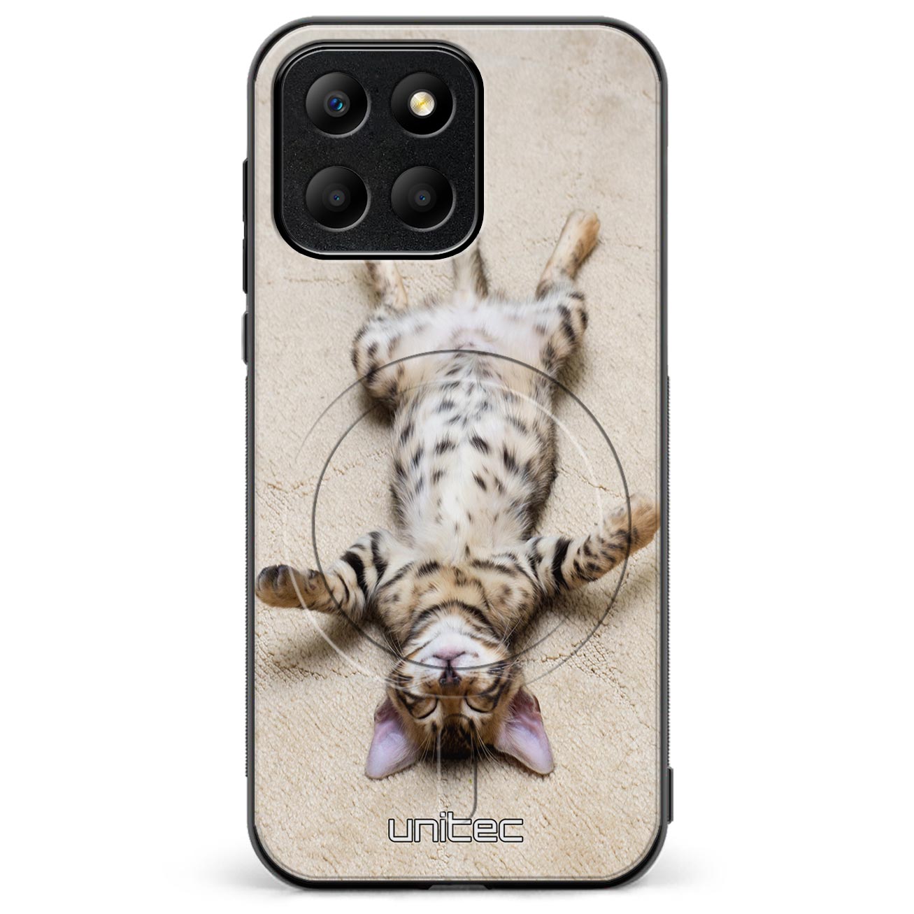 Honor 400 Smart kissa suojakuoret - Relaxing Cat