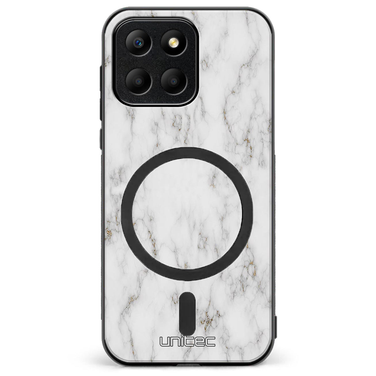 Honor 400 Smart marmori suojakuoret - White Marble