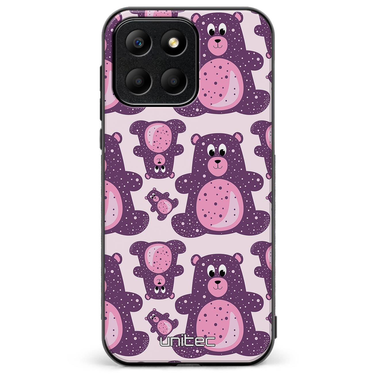 Honor 400 Smart suojakuoret - Purple Teddy Bear