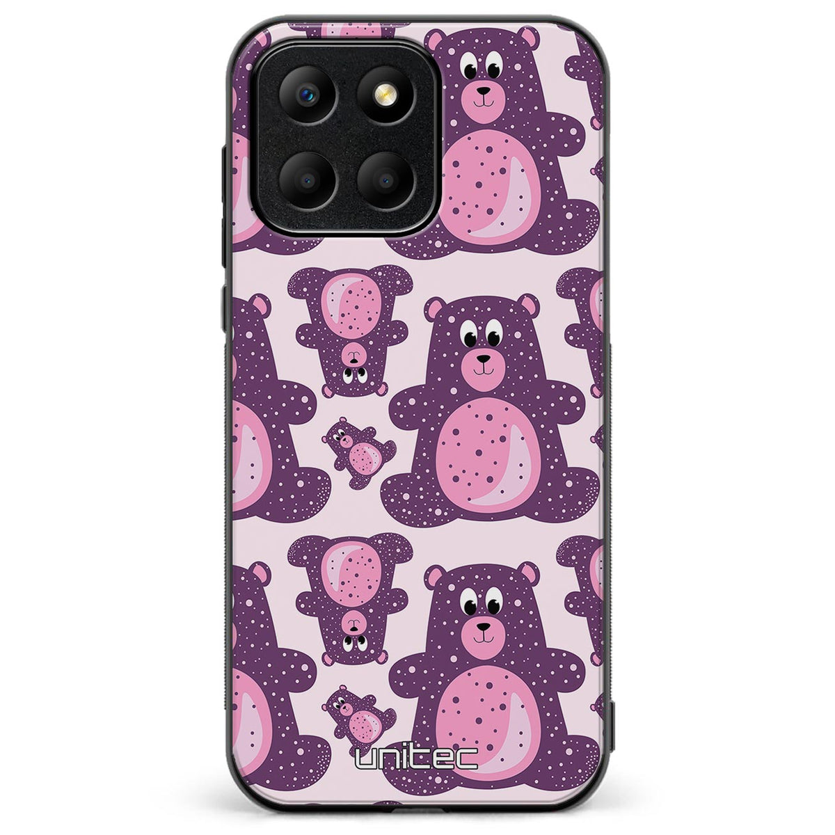 Honor 400 Smart suojakuoret - Purple Teddy Bear