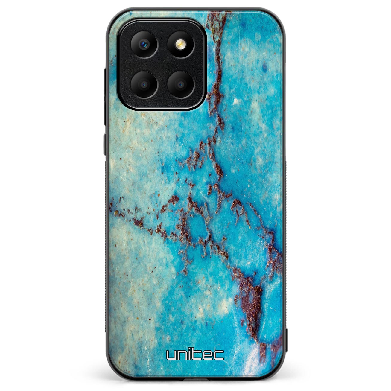 Honor 400 Smart marmori suojakuoret - Turquoise Marble