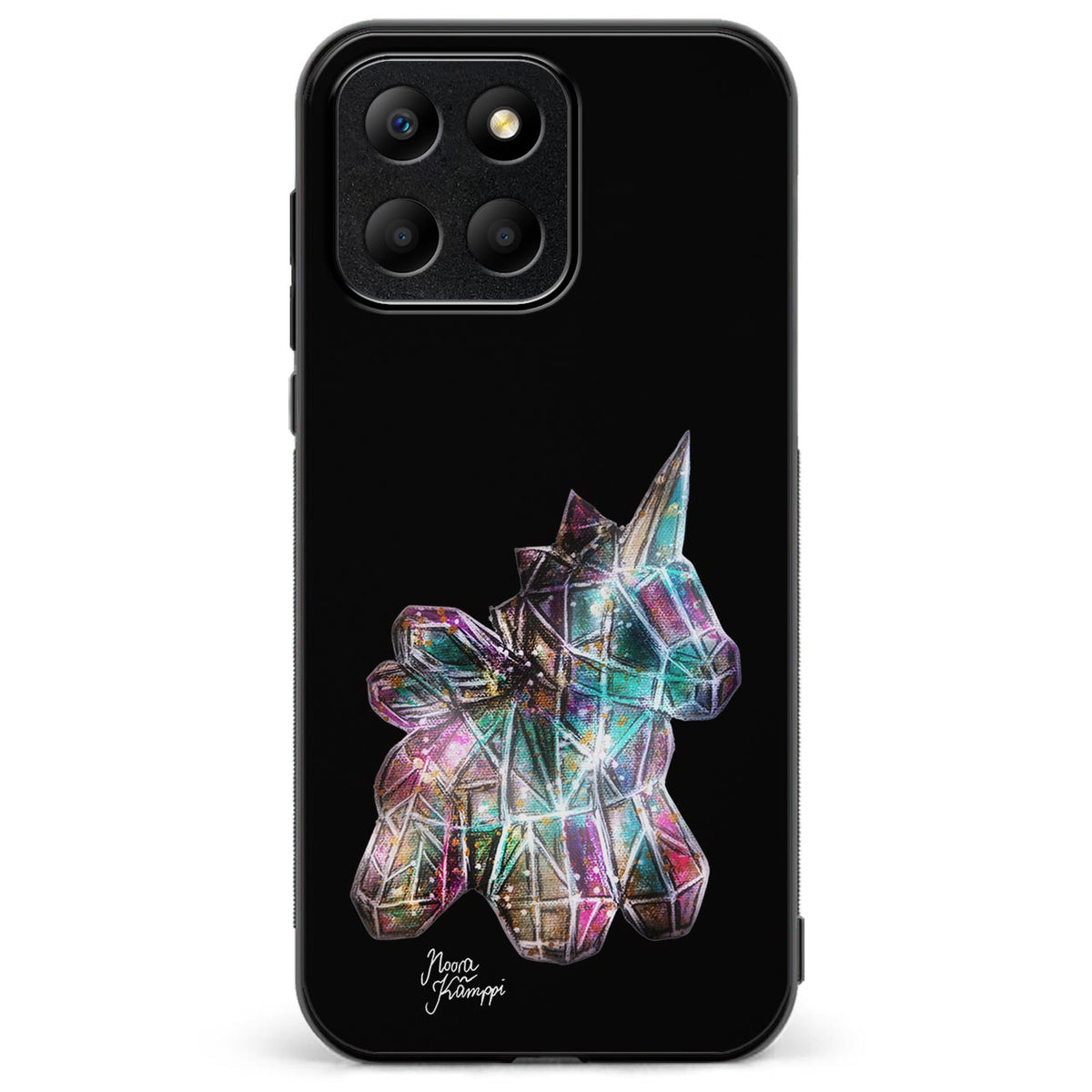 Honor 400 Smart unicorn suojakuoret - Musta - Noora Kämppi