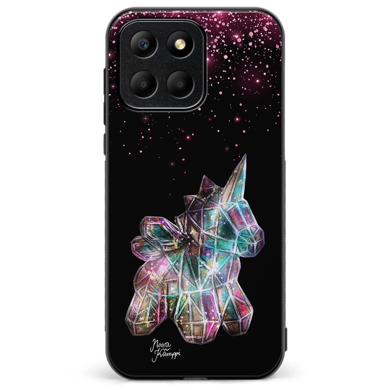 Honor 400 Smart unicorn suojakuoret - Pinkki - Noora Kämppi