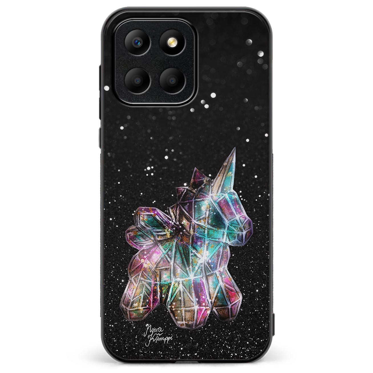 Honor 400 Smart unicorn suojakuoret - Valkoinen - Noora Kämppi