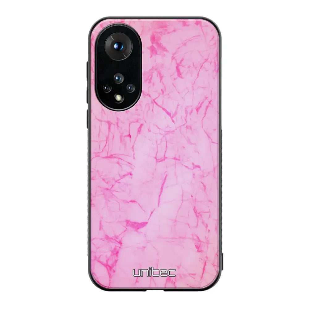 Honor 50 marmori suojakuoret - Light Pink Marble - Ei
