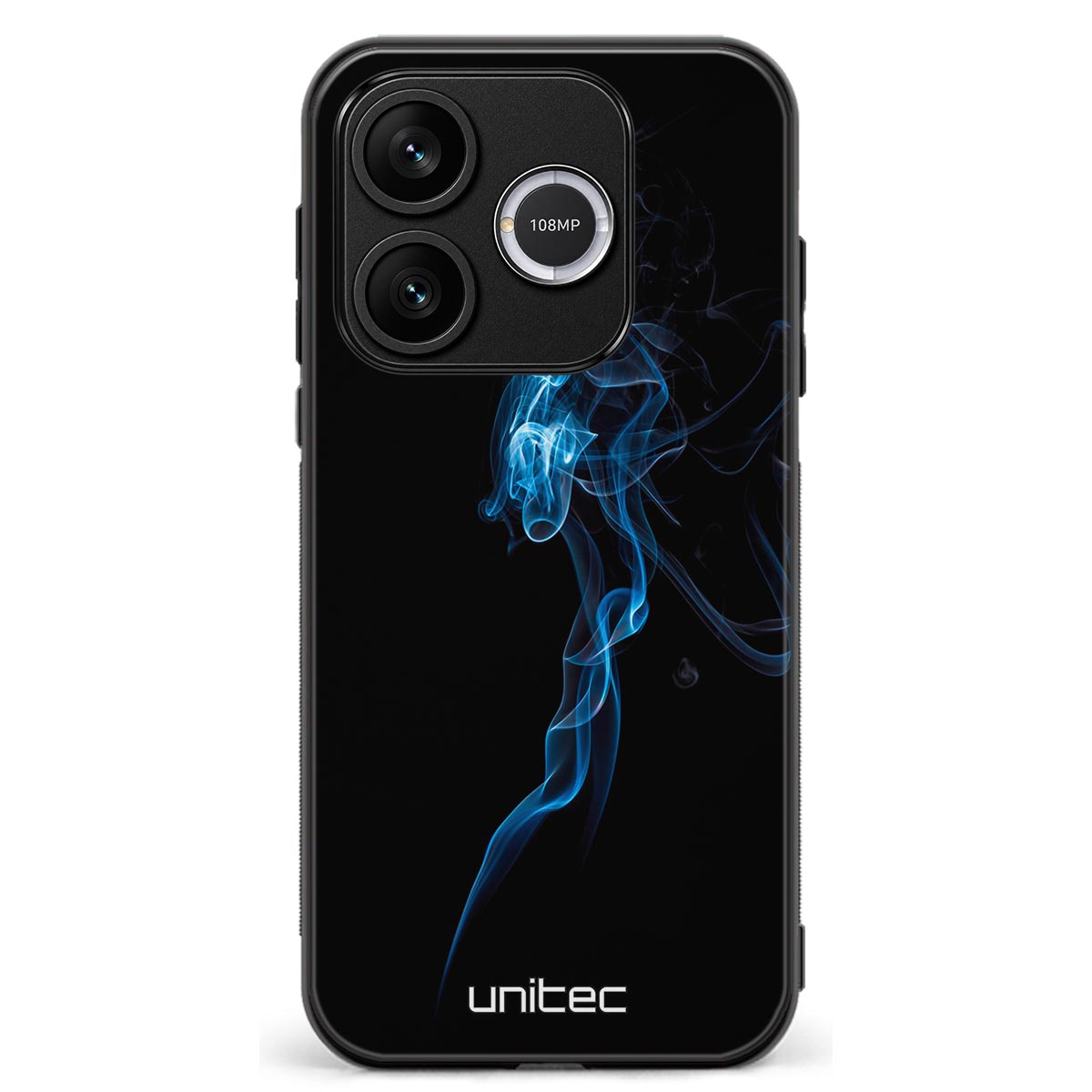 Honor 600 Lite suojakuoret - Blue Smoke On Black