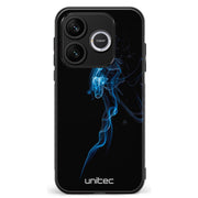 Honor 600 Lite suojakuoret - Blue Smoke On Black