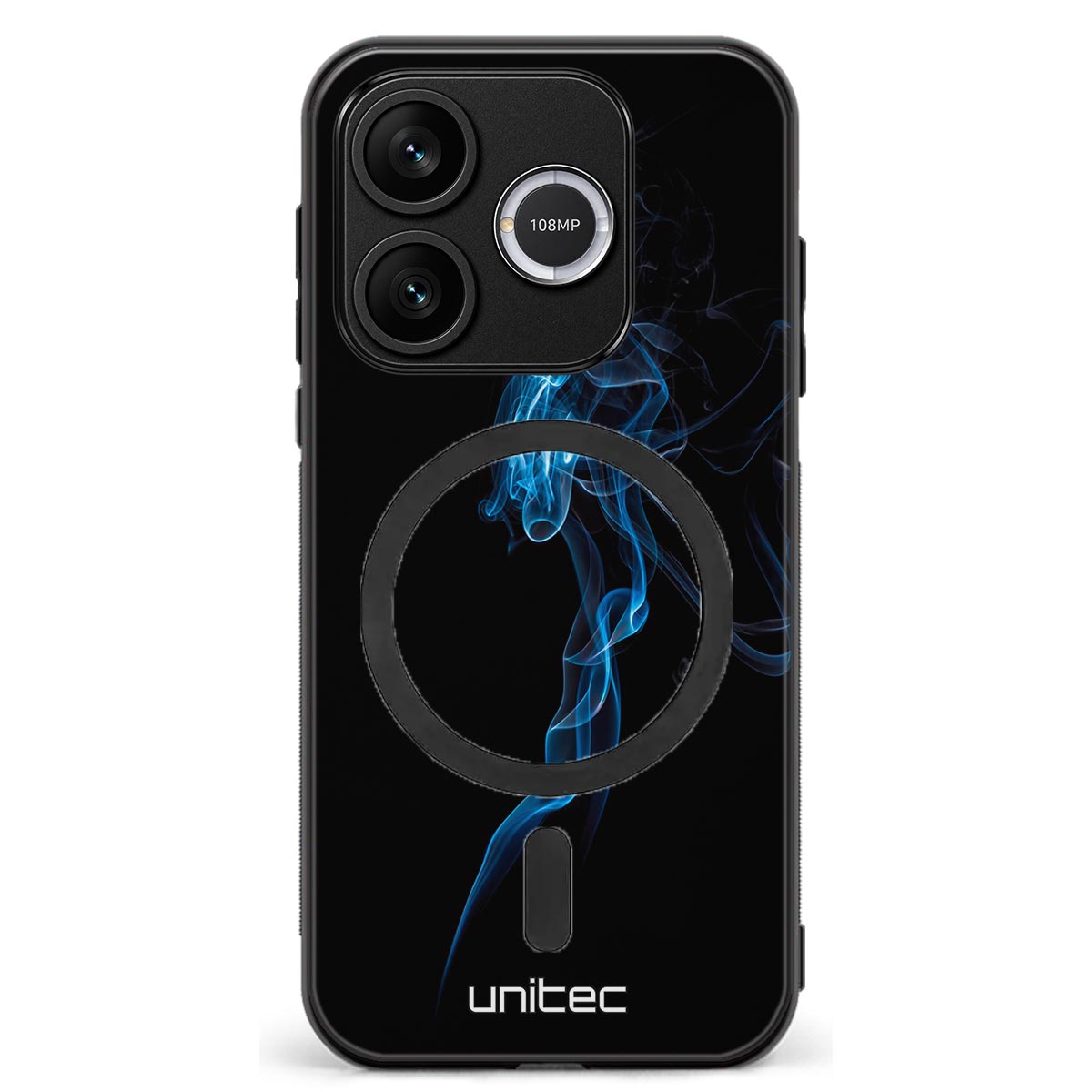 Honor 600 Lite suojakuoret - Blue Smoke On Black
