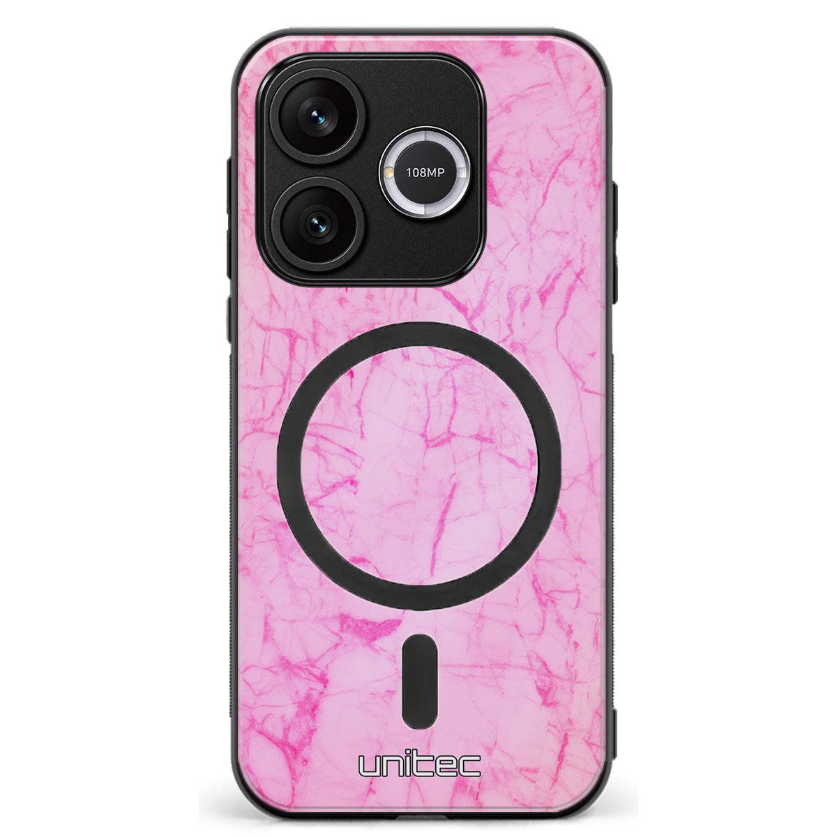 Honor 600 Lite marmori suojakuoret - Light Pink Marble