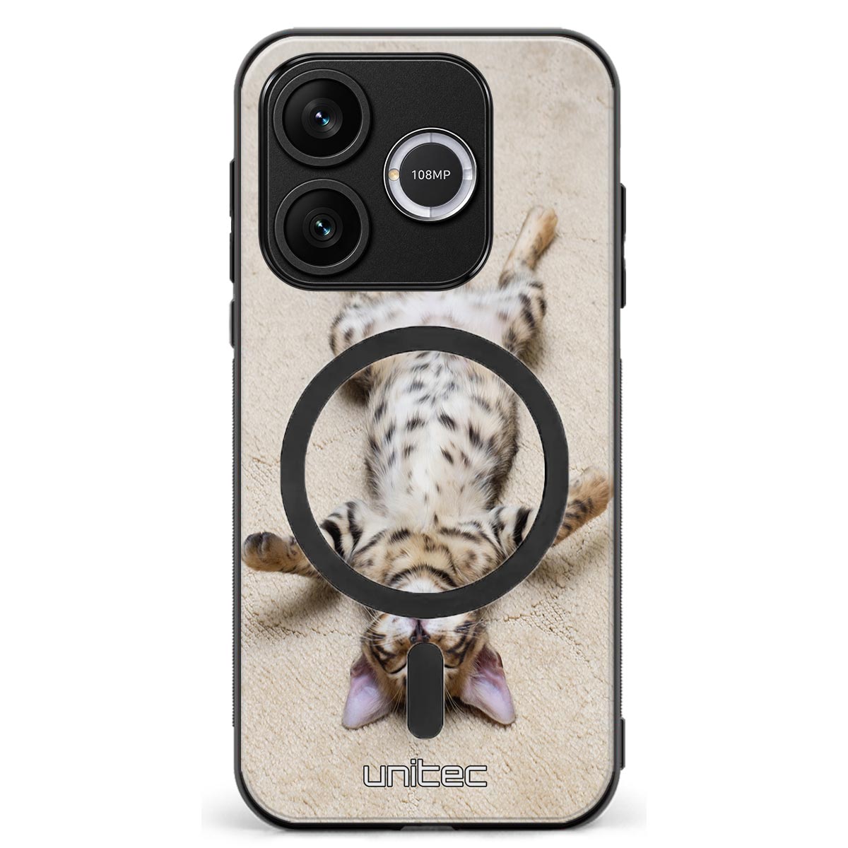 Honor 600 Lite kissa suojakuoret - Relaxing Cat