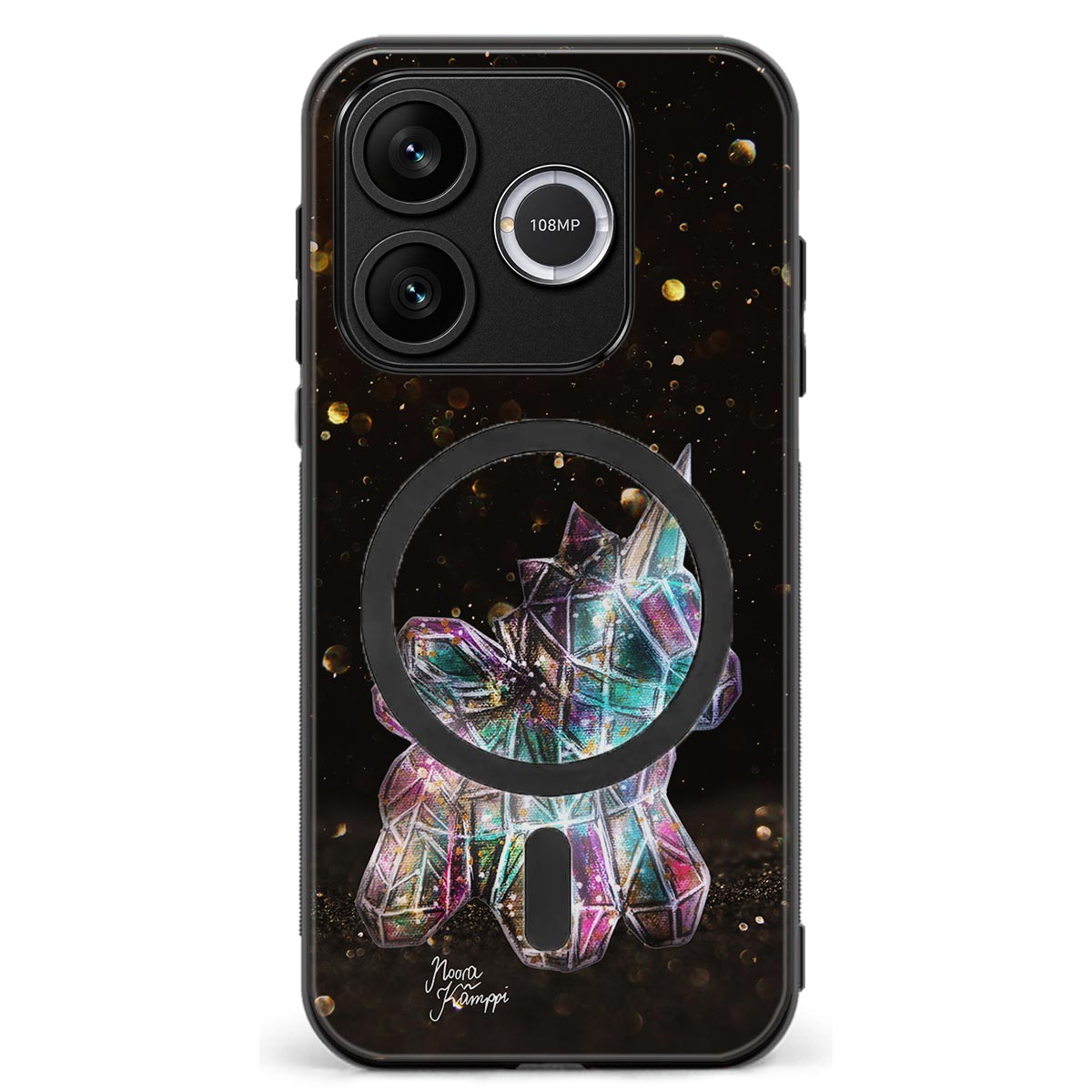 Honor 600 Lite unicorn suojakuoret - Kulta - Noora Kämppi