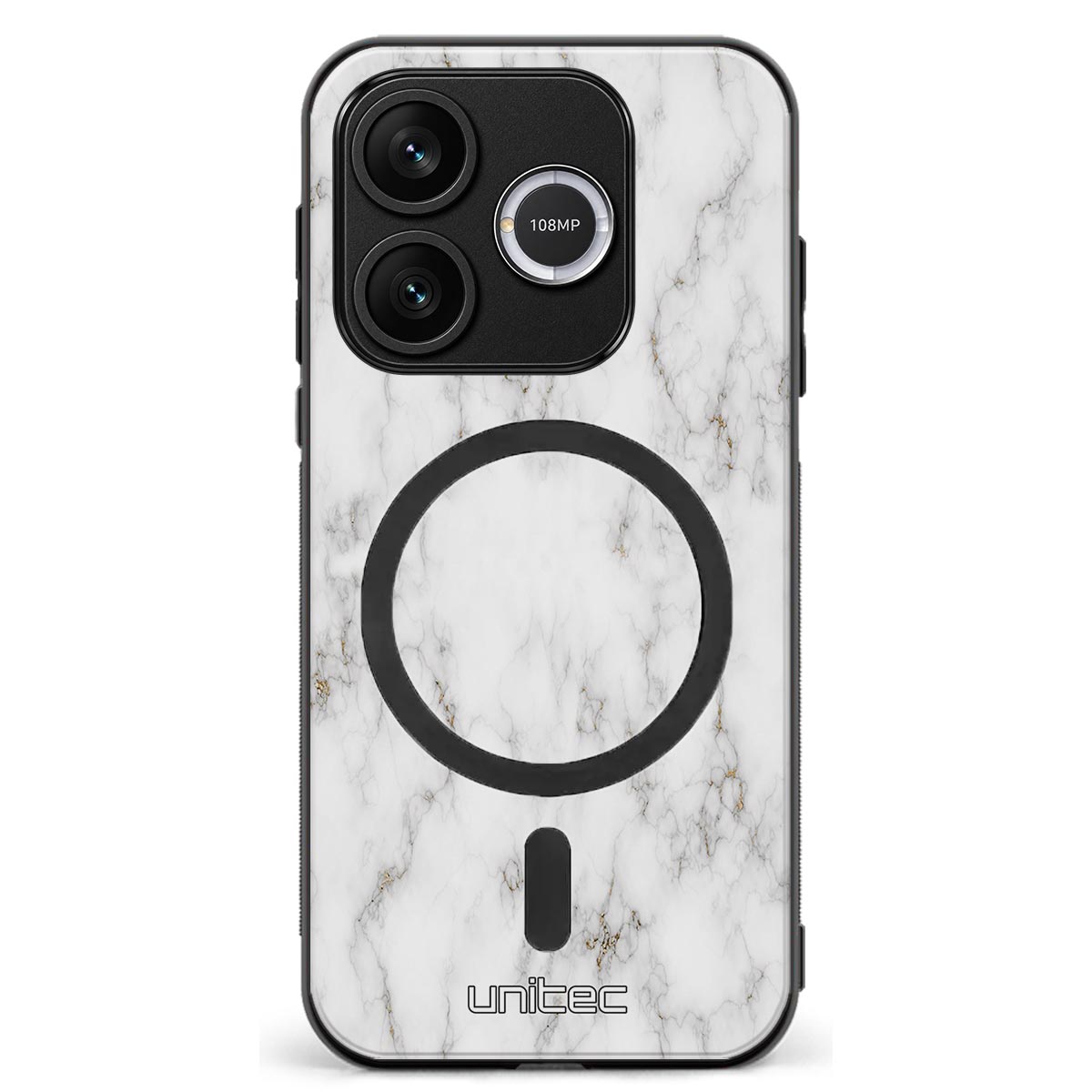 Honor 600 Lite marmori suojakuoret - White Marble
