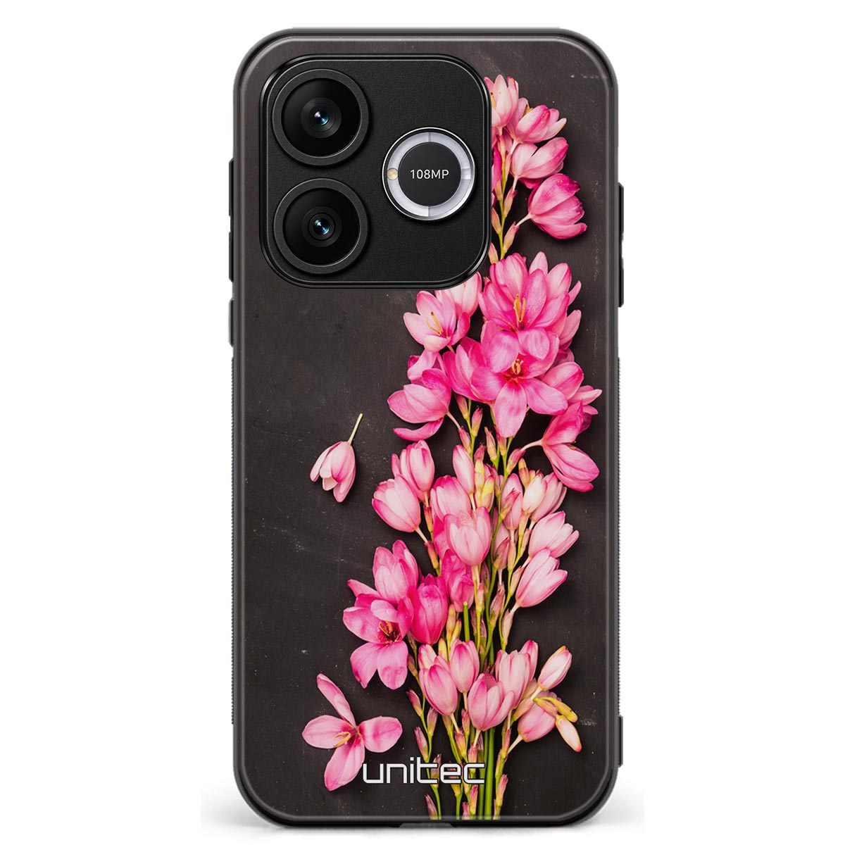Honor 600 Lite kukka suojakuoret - Pink Flowers