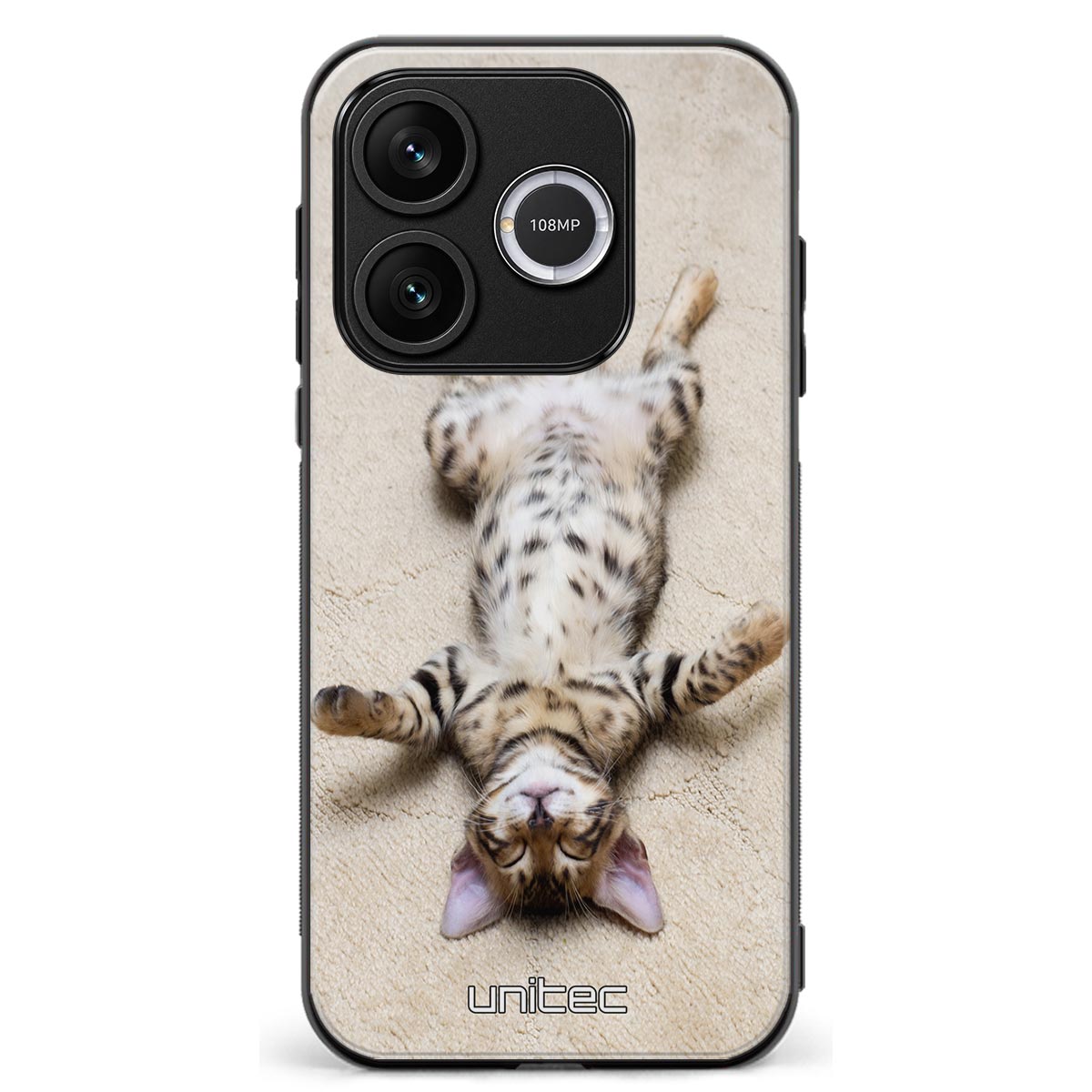 Honor 600 Lite kissa suojakuoret - Relaxing Cat