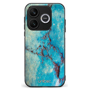 Honor 600 Lite marmori suojakuoret - Turquoise Marble